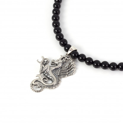 The Guardians Black Onyx Thorn Necklace