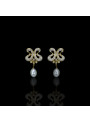 Papillon Earrings | Fresh Water Pearls | 18K Gold