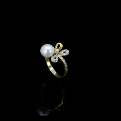 Fleurs Ring | Fresh Water Pearls | 18K Gold