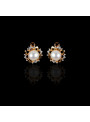 Le Soleil Earrings | Fresh Water Pearls | 18K Gold