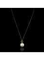 Coulisses Necklace | Fresh Water Pearl | 14K Gold