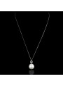 Coeur Noir Necklace |Fresh Water Pearl | 14K Gold