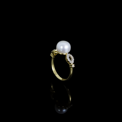 Déchirer Ring | Fresh Water Pearl | 18K Gold