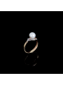 Demi Coeur Ring | Fresh Water Pearl | 18K Rose Gold