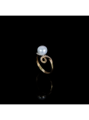 Infini Ring |Fresh Water Pearl | 18K Rose Gold