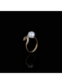Infini Ring |Fresh Water Pearl | 18K Rose Gold