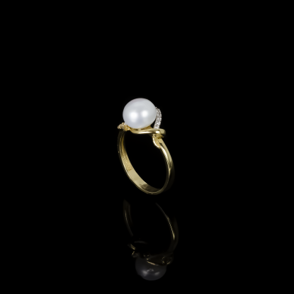 Yeux Ring | Fresh Water Pearl | 18K Gold