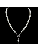 Étoile Necklace | Fresh Water Pearls | 18K White Gold