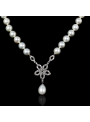 Étoile Necklace | Fresh Water Pearls | 18K White Gold
