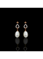 Piques Earrings | Fresh Water Pearls | 18K Rose Gold