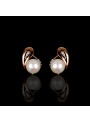 Nuit Noire Earrings | Fresh Water Pearl | 18K Rose Gold
