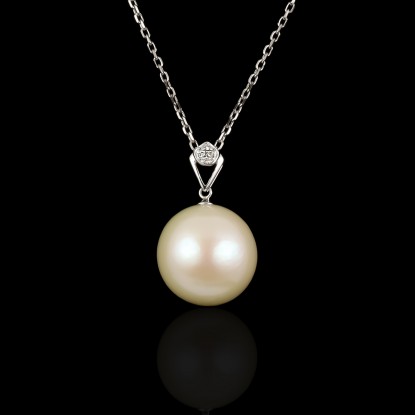 Emily Necklace | Fresh Water Pearl | 18K Gold