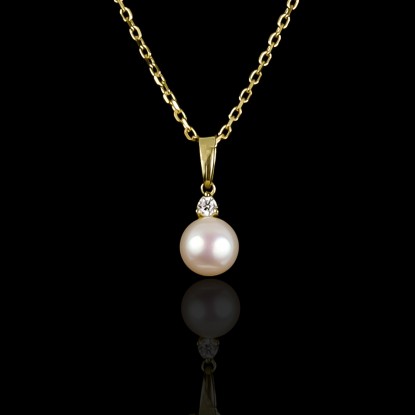 Cadeau Necklace | Fresh Water Pearl | 18K Gold