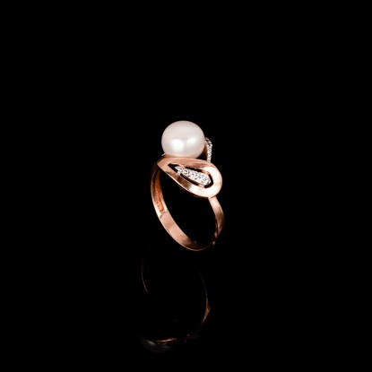 Paris Ring | Fresh Water Pearl | 18K Rose GoldCatalog Products