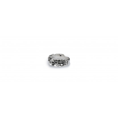 Skull Obsession Silver Power Ring