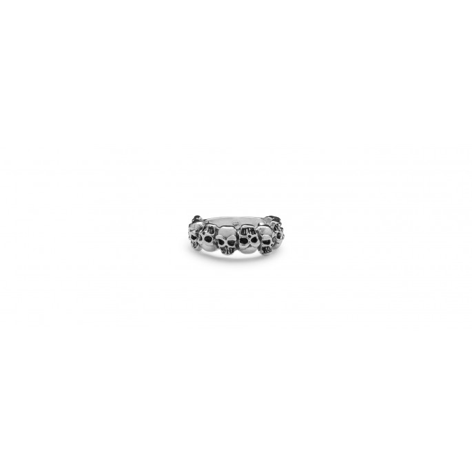 Skull Obsession Silver Power Ring