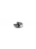 Men's Double Dragon Sterling Silver Ring